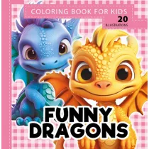 Kolorowanka 160x160 Funny dragons Smoki r