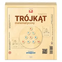 Magiczny trjkt matematyczny w drewnianym pudeku Epideixis