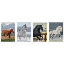 Interdruk Zeszyt A5/32K 3kol linia 70g UV Wild Horses(10szt)