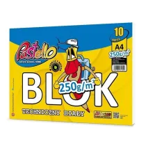 Alfa Pastello Blok techniczny A4 250g 10 kartek