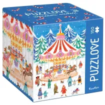 Puzzle Puzzlove CzuCzu 150 el. Zimowa rado�� Bright Junior Media