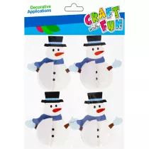 Craft with Fun Ozdoba dekoracyjna samoprzylepna Bawanki harmonijka Boe Narodzenie