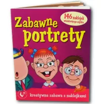 Zabawne portrety. Kreatywna zabawa z naklejkami