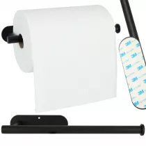 Uchwyt wieszak na papier rcznik papierowy kuchenny tama dwustronna mat loft czarny