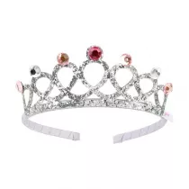 Korona tiara srebrna Emy