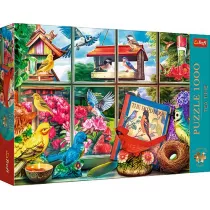 Puzzle 1000 el. wiat ptakw Trefl