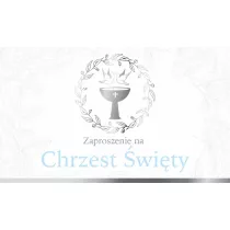 Armin Style Zaproszenie na Chrzest wity chopca ZP-16 10 szt.