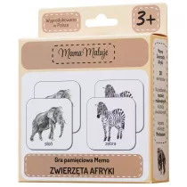 Memo Zwierzta Afryki Mama Maluje