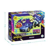 Puzzle 60 el. Batwheels Chc� si� bawi� Dodo