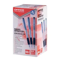 Paczka Dugopis automatyczny Office Products 0,7mm czarny 50 sztuk