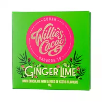 Willies Cacao Czekolada Imbir i Limonka 70% Ginger Lime Kuba 50 g