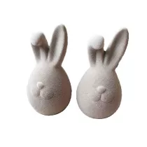 Adar Figurka zaj�c pokryta materia�em 7x7x14cm