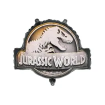 PartyDeco Balon foliowy Logo Jurassic World 45x37cm