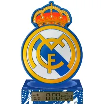 Lampka 3D z budzikiem z hymnem HALA MADRID Real Madrid RM00003