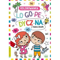 Kolorowanka logopedyczna z naklejkami 3