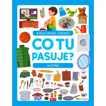 Co tu pasuje? Naklejkowe zabawy. W domu