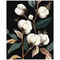 Ideyka Malowanie po numerach - �nie�nobia�a bawe�na 40x50cm