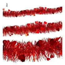 Girlanda z ma�ymi czerwonymi sercami 3m