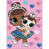 Diamnetowa mozaika - LOL Miss Baby 15x20cm Ideyka