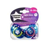 Tommee Tippee Night Time smoczek uspokajajcy 18-36 m-cy