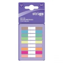Strigo, Zak�adki indeksuj�ce z linijk� 9 kolor�w, 180 kartek