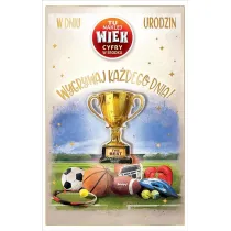 AbCard Kartka okoliczno�ciowa Urodziny (wymienne cyfry)