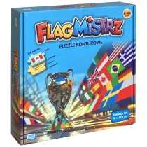 GRA FLAGMISTRZ PUZZLE KONTUROWE PUD Jako