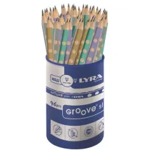 O��wek Lyra Groove slim metaliczne HB 96szt w opakowaniu mix