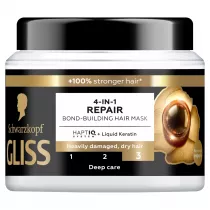 Gliss Trt Aqua Revive wzmacniaj�ca maska do w�os�w 4w1 Repair 400 ml