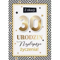 Armin Style KARNET URODZINY 30 125X180 Z KOP AS GM-1057 FOL