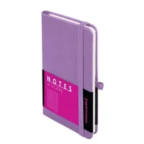 Antra Notes memofix B6 kratka Liliowy