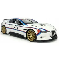 Model 1:24 BMW 3.0 CSL Hommage bia�y �wiat�o + d�wi�k Pulio