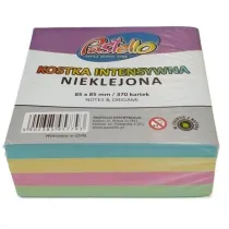 Alfa Pastello Kostka nieklejona kolorowa 85x85mm 370 kartek