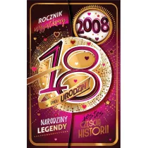 AbCard Kartka okoliczno�ciowa Urodziny 18