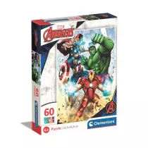 Puzzle 60 el. Super Kolor Marvel Avengers Clementoni