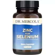 Dr. Mercola Zinc plus Selenium - Cynk i Selen Suplement diety 90 kaps.