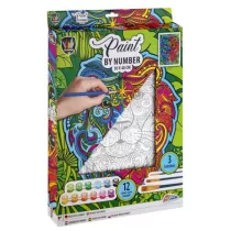 Omega Toys Malowanie po numerach - lew canvas