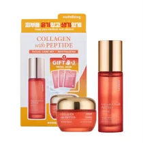 Skin627 Zestaw Collagen With Peptide serum do twarzy + krem do twarzy + maseczki do twarzy 3 x 22 ml