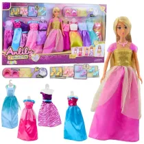 Zestaw duy modowy Anlily lalka sukienki 24el Leantoys