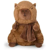 Pluszowa kapibara br�zowa 27cm z szalikiem Daffi