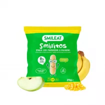 Smileat Smilitos, Przekska kukurydziana o smaku jabka i banana 8 m+ 25 g Bio