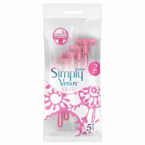Gillette Simply Venus 2 Basic jednorazowe maszynki do golenia dla kobiet 5 szt.