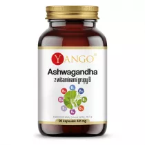 Yango Ashwagandha z witaminami z gr. B - suplement diety 90 kaps.
