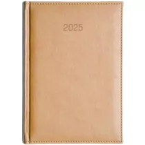 Kalendarz 2025 B6 dzienny Vivella beowy