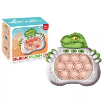 Gra sensoryczna dinozaur zielona LeanToys