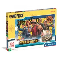 Puzzle 104 Super One Piece Netflix Clementoni