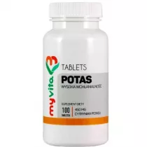 MyVita Potas (cytrynian) 450mg - suplement diety 100 tab.