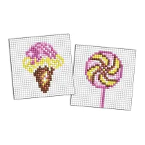 Diamentowa mozaika na magnes - LOL Lody 9x9cm Ideyka