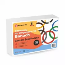 Zestaw filamentw Banach do dugopisw 3D jesie-zima - 160 m