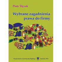 Wybrane zagadnienia prawa do firmy